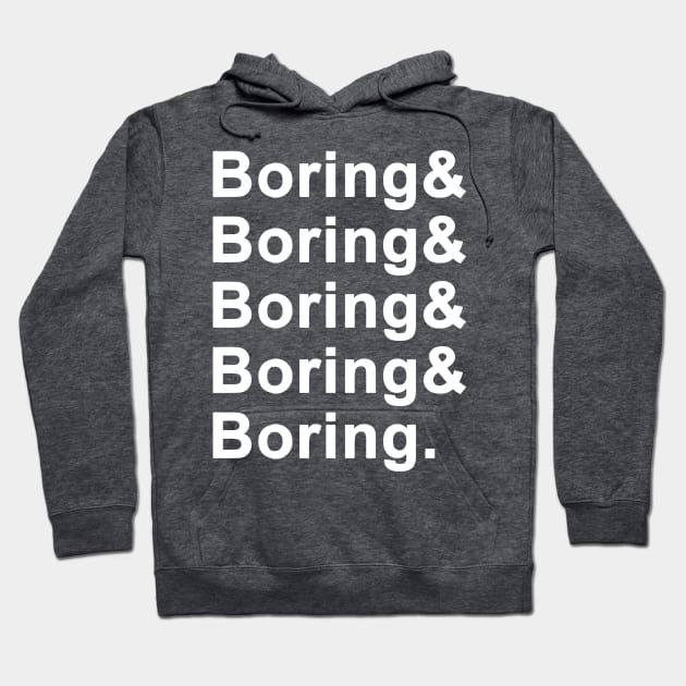 Boring Name List Hoodie by CafePretzel